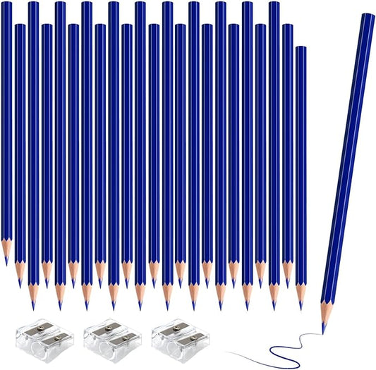 36 Pack Dark Blue Colored Pencils for Kids, Pre-sharpened Art Pencils Back to School Supplies Set, Drawing Sketching Pencils for Students, Teachers, Classroom