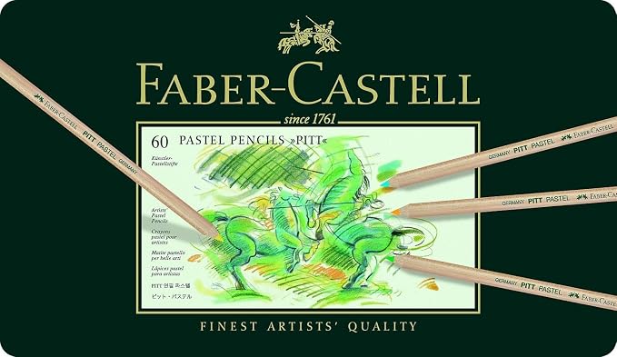 Faber-Castell Pitt® Pastel Pencils - Tin of 60