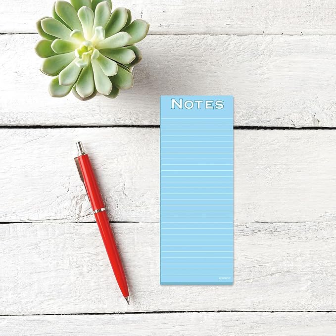 Current Multi-task Shopping List Pads, Set of 12, 2 each of 6 designs, 30 sheets per pad, 2.5 x 6.5