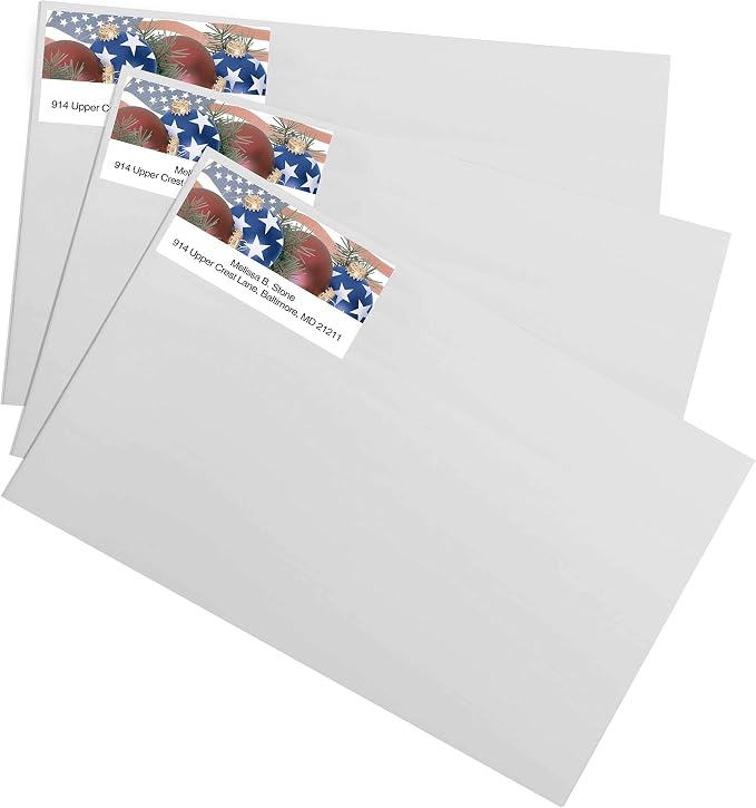 Personalized American Pride Holiday Sheeted Name & Address Labels
