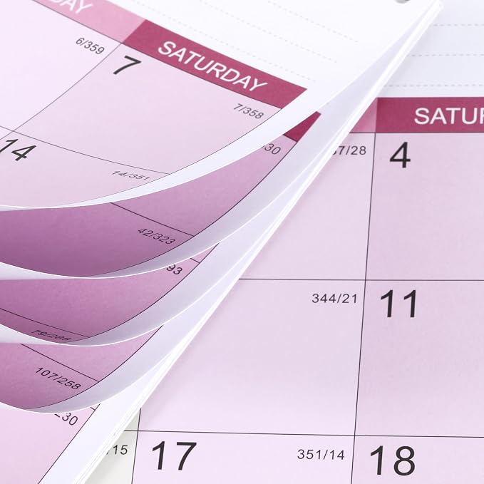 Calendar 2026-2027- Wall Calendar 2026-2027, July 2026 - December 2027, 18 Monthly Calendar with Thick Paper, 15" x 11.5", Hanging Hook - Colorful Lump