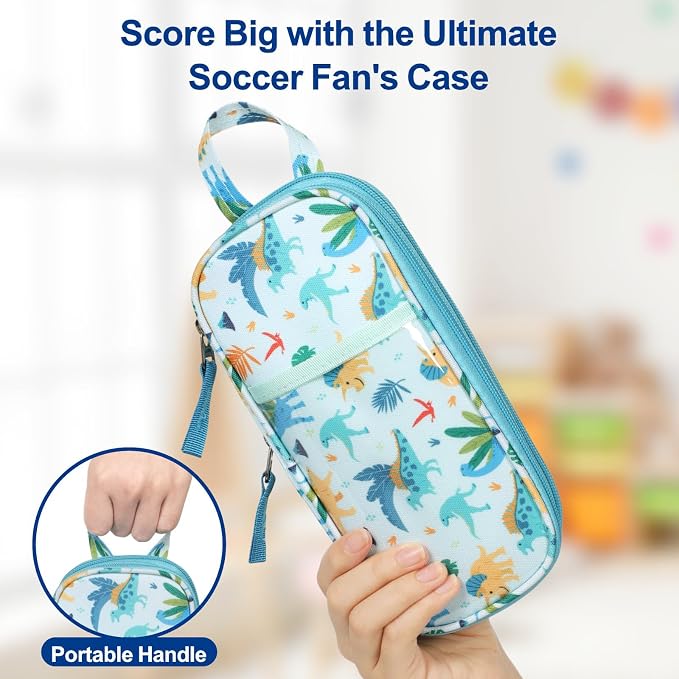 Bagseri Pencil Case for Boys - Expandable Cute Kids Pencil Case | Wide Opening Pencil Pouch Organizer for School Supplies,Cute Kids Pencil Case for Boys, Dark Blue Galaxy