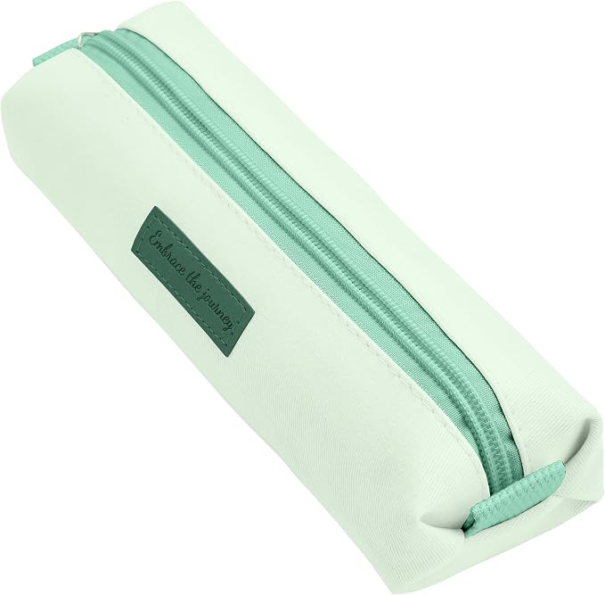 Mr. Pen- Cute Pencil Case Pouch, Multipurpose Canvas Bible Pencil Pouch | Smooth Zipper, Premium Material, Neat Stitches, Ideal for Stationery, Cosmetics, Electronics, School, Office, Travel