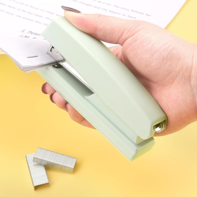 ZZTX Desktop Stapler with Remover & 1000 Staples Green