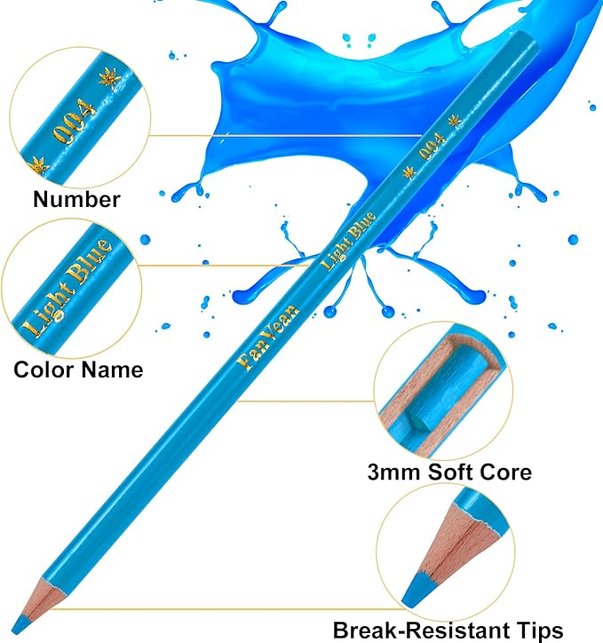 Colored Pencils for Kids(36ct): Coloring Pencil for Adult Coloring Books Color Pencils Set
