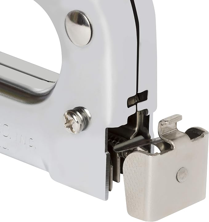 Arrow T59 Heavy Duty Staple Gun with Rear-Load Magazine | Heavy Duty Staple Gun for Voice and Data Cables and Wiring, Fits Wires up to 5/16-Inch Diameter