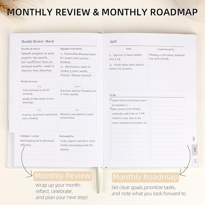 2026-2027 Planner - Weekly and Monthly Planner, July 2026 - June 2027, Linen Hardcover, 2026-2027 Calendar Planner Book with Tabs, Aesthetic, Perfect for Office Home School Supplies (Beige, A5 (Jul 2026-Jun 2027))