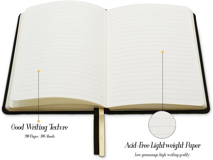 Gilded Vintage Leather Journal Hardcover Antique Diary Notebook | Ornate Decorative Pattern Cover, Premium Lined Paper, Classic Diary for Journaling, Writing, Poetry & Gifting