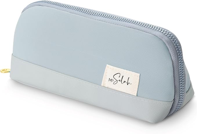 Mr. Pen- Wide-Opening Pencil Case, Triangle Design | Compact & Spacious Pencil Cases with 5 Mesh Pockets, Bag Pouch, Box Organizer for Students, School Supplies, Aesthetic Supply