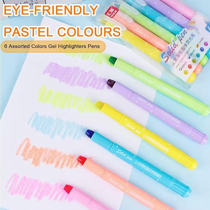 NoteTaking Supplies set Wax Bible Highlighters and Reusable Erasable Pens | 23PCS Aesthetic Highlighter and Erasable Gel Pen set , Perfect for Bible Study Journaling Planner Notes School Supplies.