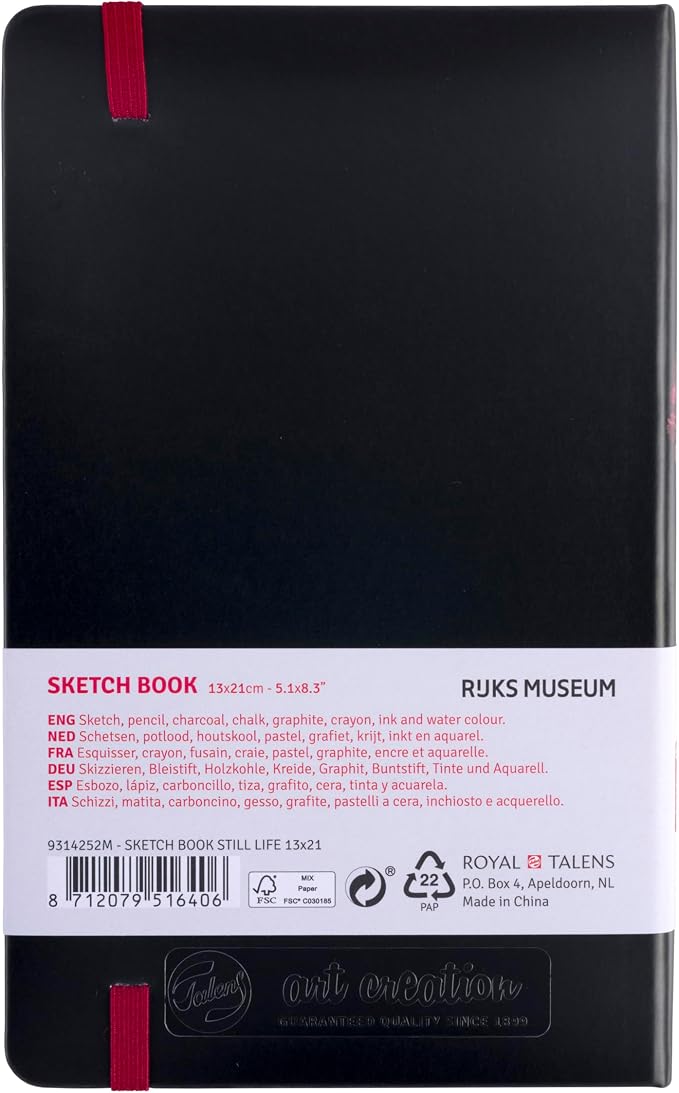 Talens Art Creation Sketchbook Still Life | 13 x 21 cm, 140 g, 80 Sheets (9314252M)