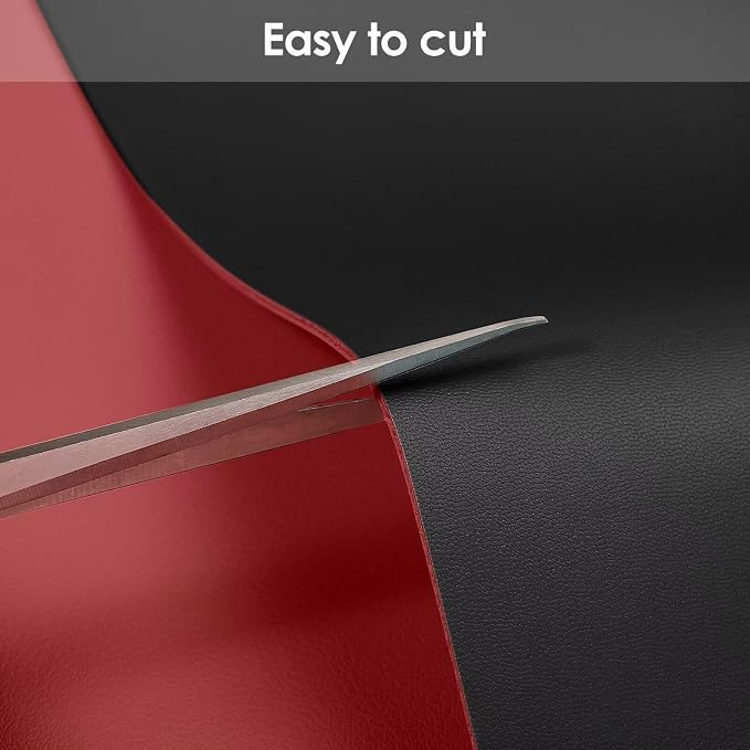 Table Pad for Dining Room Table - Can Be Used On Both Sides Waterproof and Easy to Clean Good Flatness Used for Dining Table(Black+Wine Red 44x72)