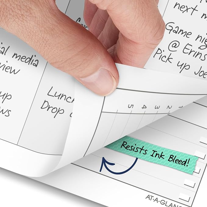 AT-A-GLANCE 2027 Planner Refill, Weekly, 5.5" x 8.5", Desk Size 4, 7-Ring Loose-Leaf (061-285Y-27)