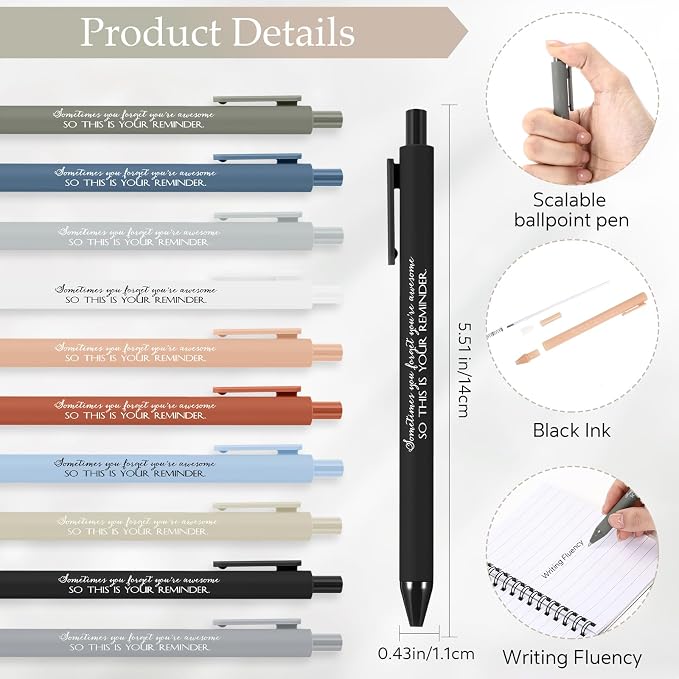 Chuangdi 20 Sets Back to School Teacher Gifts Appreciation Journal Inspirational Notebook with Sticky Notepad Ballpoint Pen Bulk Thank You Gifts for Student Staff Team Coworker Nurse(Boho)