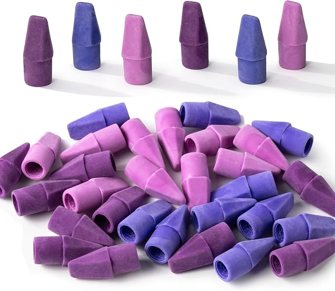 Mr. Pen- Pencil Erasers Toppers, 30 Pack, Colorful | Kids, Cap Tops, Topper Erasers. Ereaser