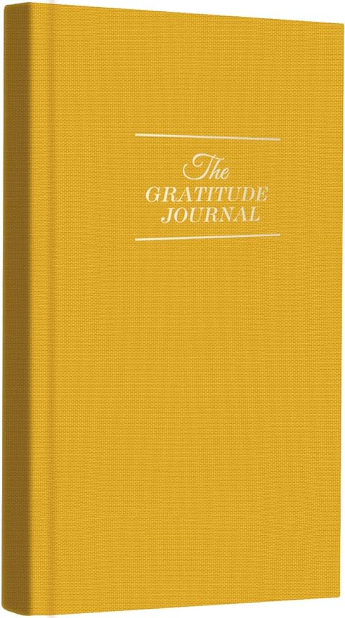 The Gratitude Journal - a Few Minutes a Day for More Happiness, Optimism, Affirmation & Reflection - An Effective Manifestation Guide Journal, Undated Daily Journals for Women & Men （Yellow）
