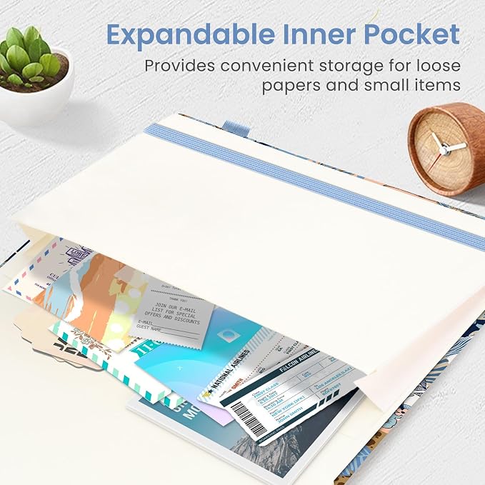 Dotted Journal Notebook for Women & Men, Hardcover Leather Journal for Writing, A5 Dotted Journaling Notebook for Work & Sketching, Perfect for Office School Home Supplies, 160 Pages, Lineage Flora