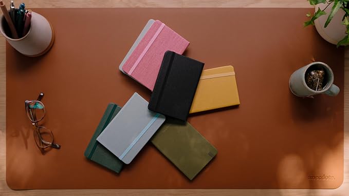 ANECDOTE. Small Journal Notebook for Men & Women, 192 Pages | Thick 80 GSM Lined Paper| Hardcover (5.5"x3.5" Pocket Size) | Daily Journaling Diary for Work, Travel, School & Office Use (Evergreen)
