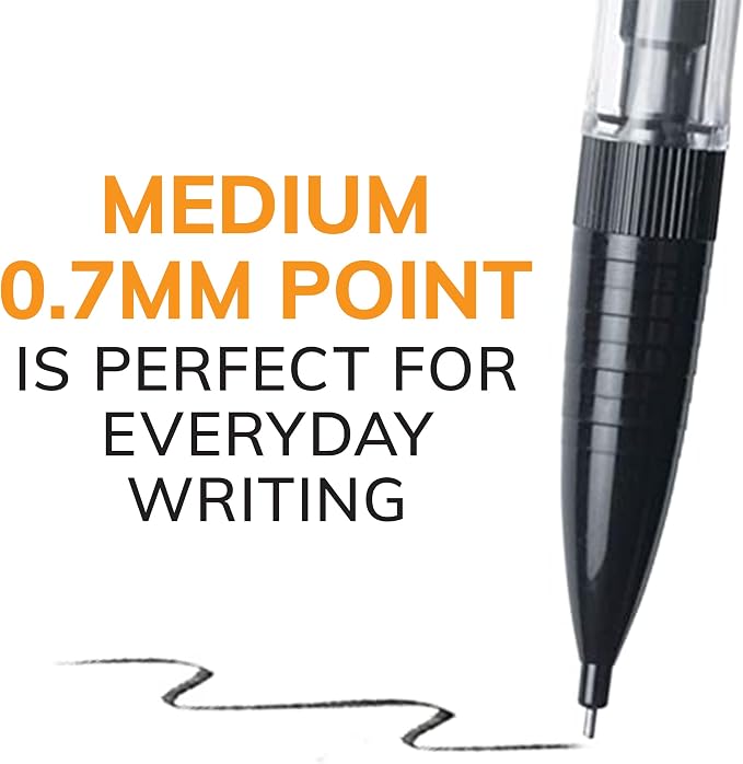 BIC Xtra-Smooth Mechanical Pencils with Erasers, Medium Point (0.7mm), 12-Count Pack, Bulk Mechanical Pencils for School or Office Supplies