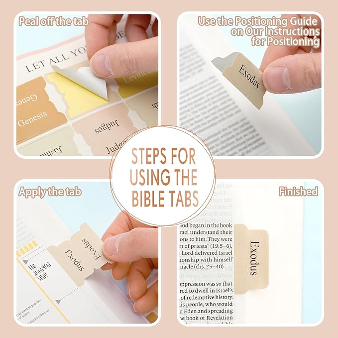 Bible Study Supplies Journaling Kit for Women, Bible Study Kit with 14 No Bleed Highlighters and Pens, 2 Transparent Sticky Notes, 2 Index Stickers, 75 Tabs for Christian Gifts