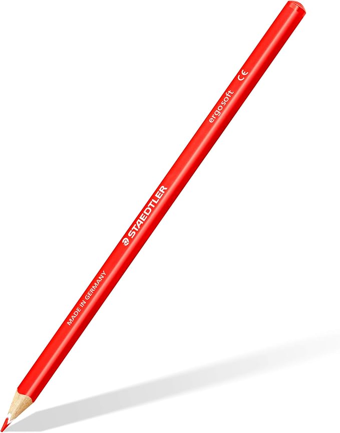 STAEDTLER 157 M36 Ergosoft Triangular Colouring Pencils - Assorted Colours (Tin of 36 Pencils)
