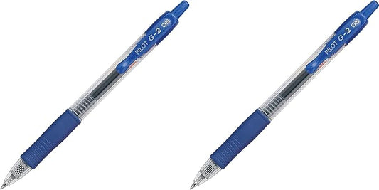 PILOT G2 Premium Refillable & Retractable Rolling Ball Gel Pens, Extra Fine Point, Blue Ink, 12-Pack (31003) Pack of 2