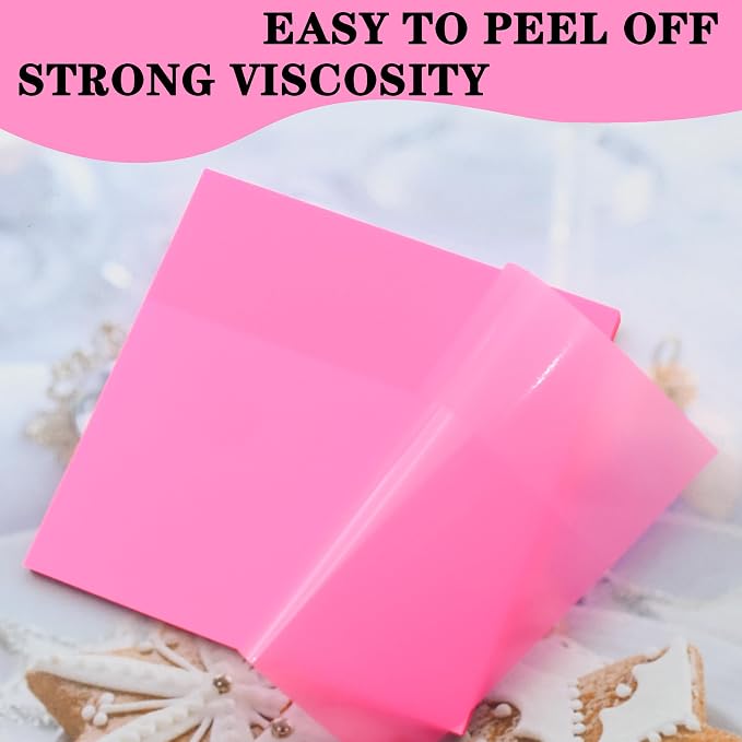 YOUDEFUL 800Pcs Transparent Sticky Notes, Bright Rose Red Clear Sticky Notes, 3"x3" Waterproof Translucent Sticky Note Pads, Index Tabs, Clear Post it Notes for Bible Study, See Through Sticky Notes