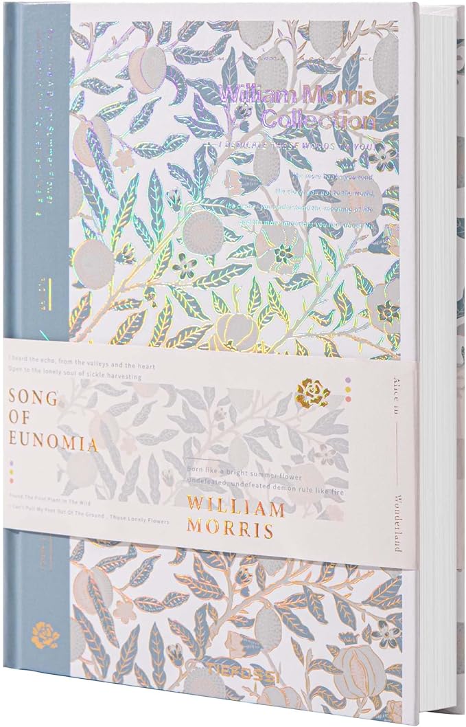 TIEFOSSI Aesthetic Lined Journal Notebook for Women Writing | A5 College Ruled Hardcover Notebook,100gsm 224 Pages-Thick Travel journals for writing ,for Work Organization, Note Taking
