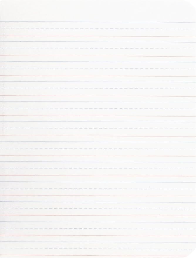 Mead Primary Composition Book, Primary Ruled Journal, Grades K-2, 7-1/2" x 9-3/4", 100 Sheets, Blue Marble (09902)