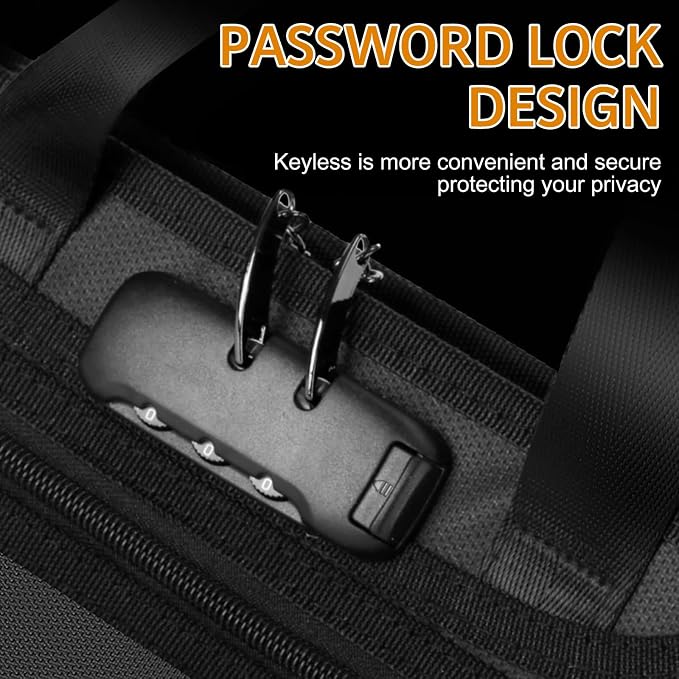 onvvippiv File Organizer Fireproof Expanding with Lock Zipper | Accordion File Folder Labels13 Pockets Document Organizer Holder Storage Box Bag for Business Office Receipt Home Travel