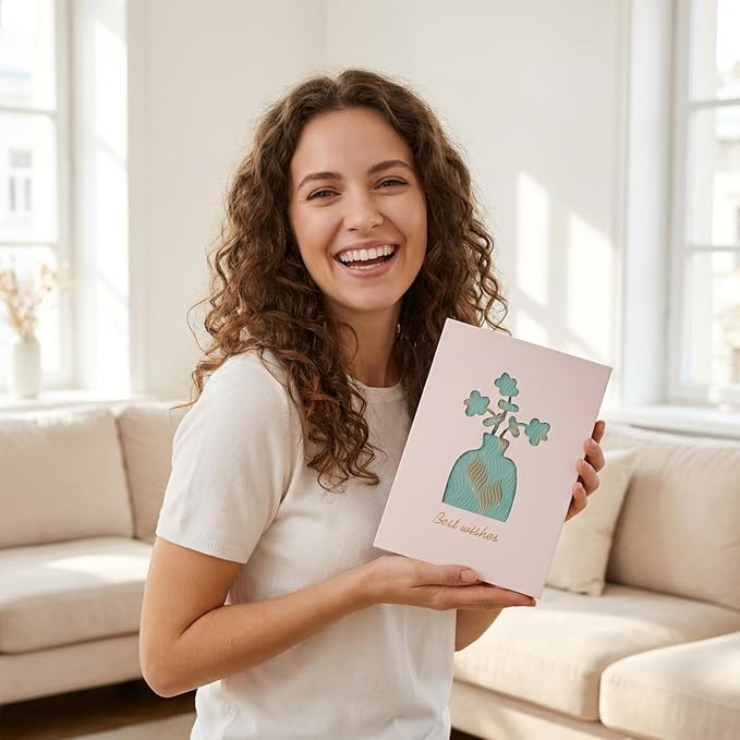Comix Aesthetic Lined Journal for Women, 192 Pages, 100GSM Paper, Pretty Leather Journal Notebook for Writing, A5 Cute Hardcover Notebook for Work Home School, 5.5" x 8.3", Mint Green, Leaf Motif