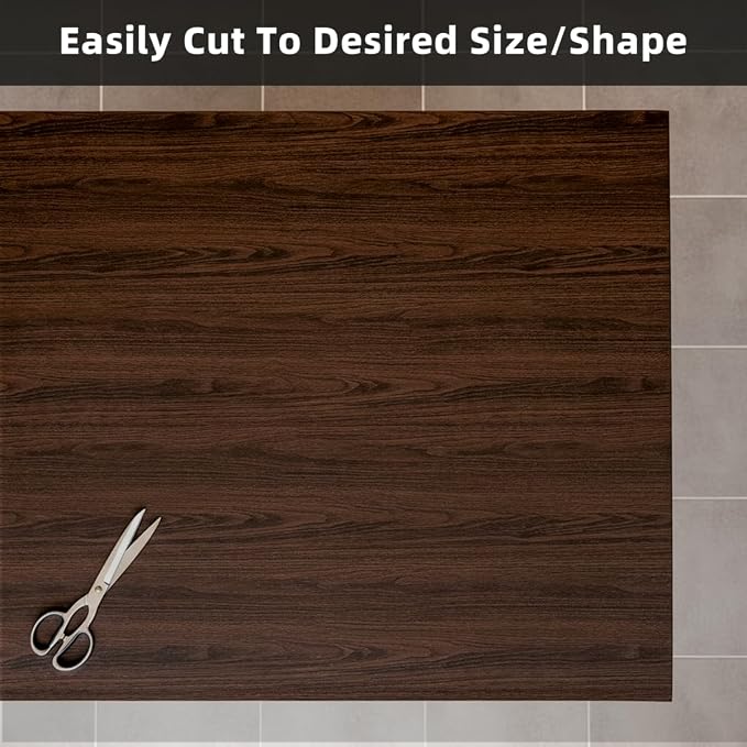 Table Cover Protector - 30×72 Inch Waterproof Easy to Clean Can Conceal Flaws Protector The Table Top from Scratches Used for Coffee Table Nightstand(Walnut Wood Grain 30×72)
