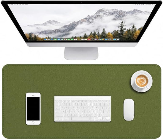 Leather Desk Mat, Desk Pad for Keyboard and Mouse Large Mouse Pads for Desk | Waterproof Desk Mat, Desk Matt for Desktop, Laptop Blotter, Keyboard Pad, Large Mouse Pad, Desk Essentials