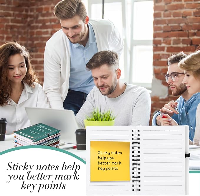 40 Pcs Motivational Inspirational Notebook Bulk with Notes Pen,Bright | Back to School Spiral Notebooks Inspirational Motivational Appreciation Gift for Students Teacher Employee Team Coworker