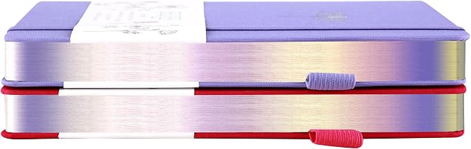 A5 Bullet Dotted Journal Notebook | 160gsm Thick Bleedproof Paper, Lay Flat Binding, 160 Numbered Pages | Hard Cover Dot Grid Notebook/Bullet Journals for Creatives & Professionals(Crane)