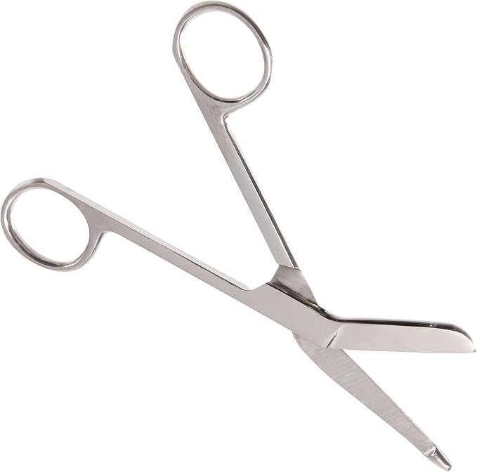 MABIS Precision Lister Bandage Scissors Shears, Stainless Steel, 5.5 Inches
