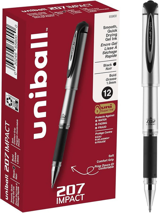 SAN65800 - Uni-ball 207 Impact Roller Ball Stick Gel Pen
