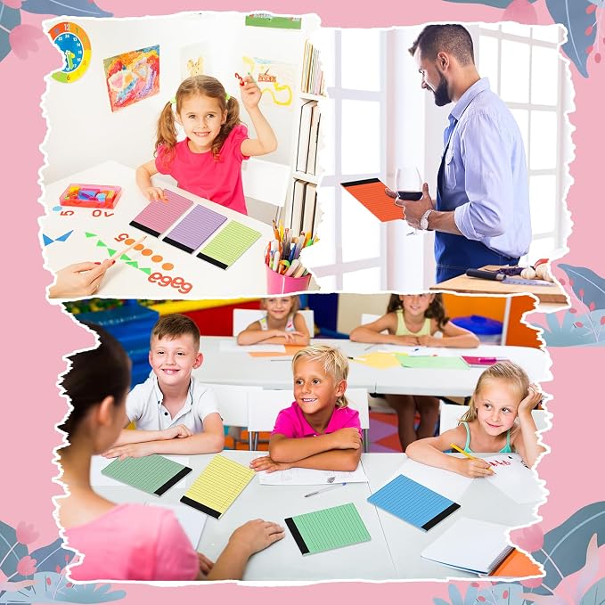 gisgfim 12 PCS 4" x 6" Small Legal Pad College Ruled Lined Mini Legal Pad 80 GSM Colorful Law Memo Pads 30 Sheets Memo & Scratch Pads for Home Office School Work Business To Do List Grocery List