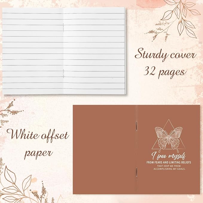 Tatuo 24 Pcs Positive Affirmation Notebooks for Women Inspirational Notebook Small Motivational Encouragement Notepads Daily Affirmations Journal for End of Year Students Teacher Coworker Self Care