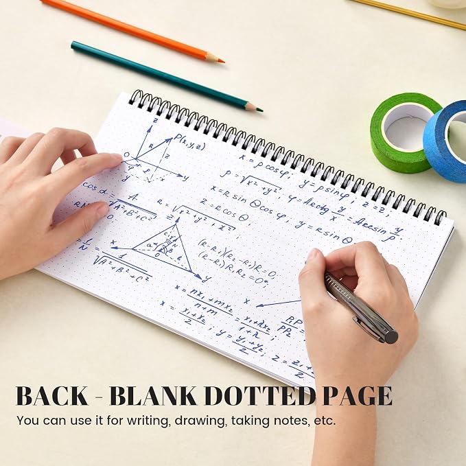 Weekly Planner 2026-2027 - Spiral Bound, 11.2'' x 6.3'', 55 Weeks | Undated Daily Productivity Organizer Notebook with Habit Trackers & Weekly Priority Sections for Office, School and Home