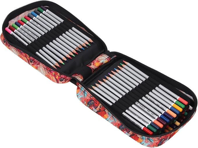 Pssopp Soft Core oil Based Colored Pencils Set Sketching Drawing Pencils Set,Colored Pencils Art Supplies for Kid Beginners Color Pencils Drawing Pencils Art Craft Supplies for Students