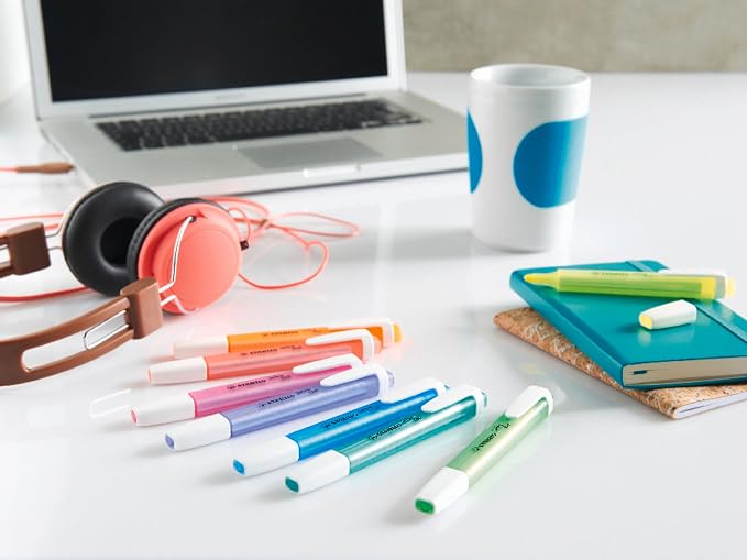 STABILO - swing cool - Highlighter - Pack of 8 - Assorted colors