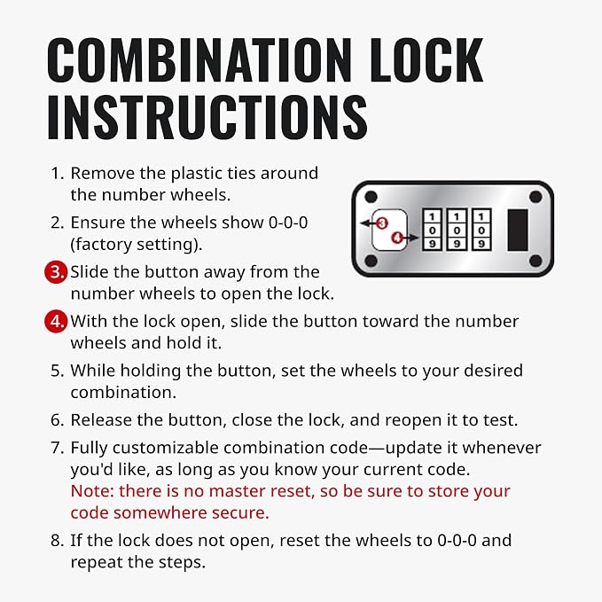 Vaultz Secure Security Lock Boxes - Safe Combination Lock Box, Storage for Documents, Valuables, Medicine & Money - 9.88 x 7.75 x 7 Inch - Black/Chrome | Lockable design with reinforced chrome-steel corners, combination-lock case, non-slip rubber feet,...