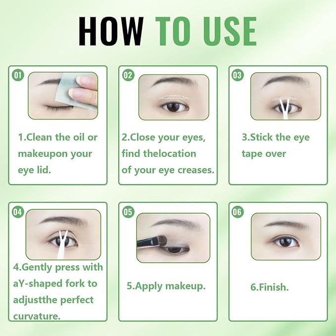 5MM 840Pcs Eyelid Tapes Eyelid Lift Strips, Say Goodbye to Sagging Eyelids