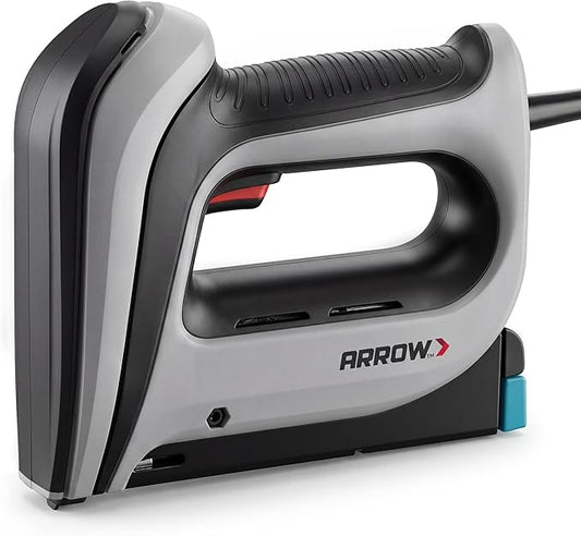Arrow T50ACD Heavy Duty Electric Staple Gun, Fits 1/4" to 1/2" Staples | Corded Staple Gun for Upholstery, Furniture, Office, Decorating, Fits 1/4", 5/16", 3/8", or 1/2" Staples