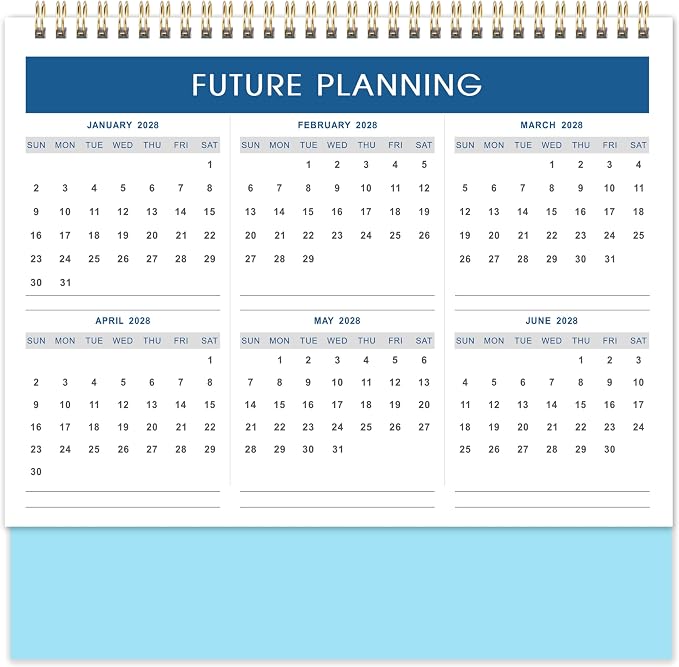Desk Calendar 2026-2027 - Desk Calendar from July 2026 - December 2027, 10" x 8.3" Calendar Desk, 18 Months Standing Flip 2026-2027 Desktop Calendars - Theme Design