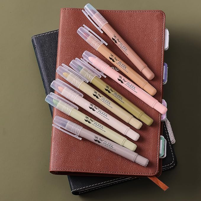 Mr. Pen- No Bleed Gel Highlighters, Assorted Colors, 8 Pack | Bible Highlighters and Pens No Bleed, Bible Markers for Study, Journaling, School Supplies and Accessories