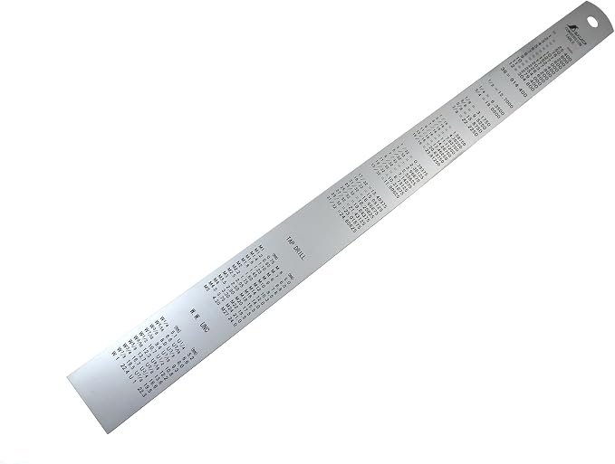 Shinwa H101-C 300 mm Rigid "Zero Glare" Metric Machinist Ruler/Rule Scale .5 mm & mm Markings