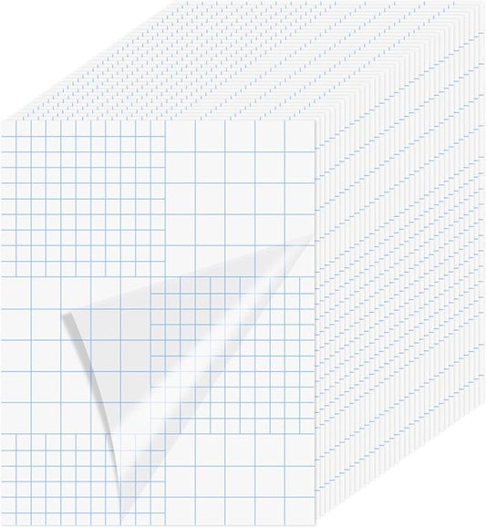 36 Sheets Transparent Laminate Sheets Self Adhesive Laminating Sheets | 8.5x11 inch Waterproof Cold Lamination Sheets Vinyl Overlay Film for Sticker Paper, Cricut Crafts, Photo -100% Clear
