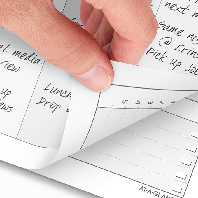 AT-A-GLANCE 2026 Planner Refill, Weekly, 5-1/2" x 8-1/2", Desk Size 4, Loose-Leaf (061-285Y-26)